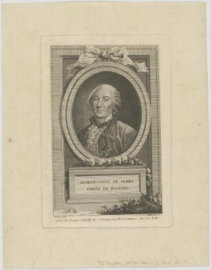 Bildnis des George-Louis Le Clerc, comte de Buffon