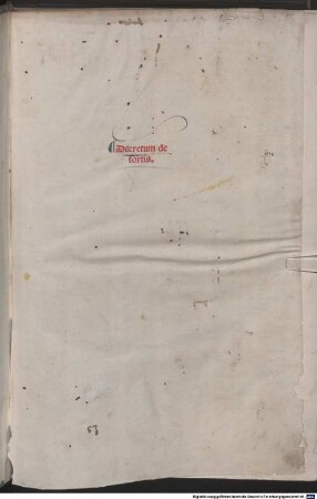 Decretum : mit der Glossa ordinaria von Johannes Teutonicus in der Bearbeitung von Bartholomaeus Brixiensis. Mit Inhaltsverzeichnis. Mit Privileg