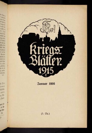 87-106, Nr. 5: Januar 1916