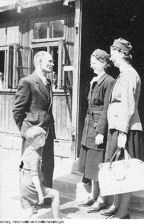 Schulbegehung, öffentlicher Unterricht, Mai 1950