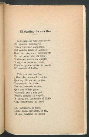 El destino de una flor