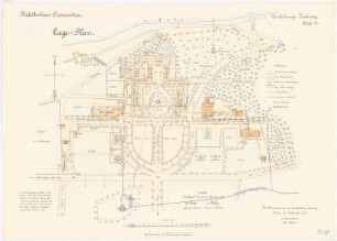 Kadettenhaus, Oranienstein: Lageplan 1:1000