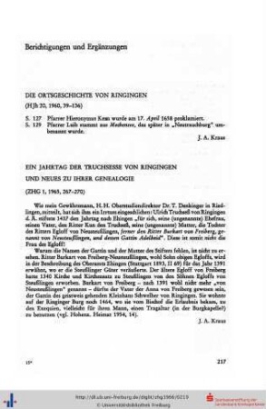 Berichtigungen und Ergänzungen zu früheren Bänden dieser Zeitschrift.