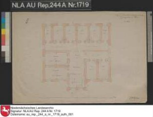 Gefangenenhaus Weener: Grundriss Obergeschoss