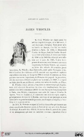 2. Pér. 23.1881: James Whistler : artistes anglais