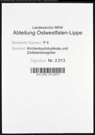 Kirchenbuchduplikat der katholischen Gemeinde Schönholthausen, Kreis Meschede (GHT 1833-1837). (Gemeinde: Katholische Gemeinde)