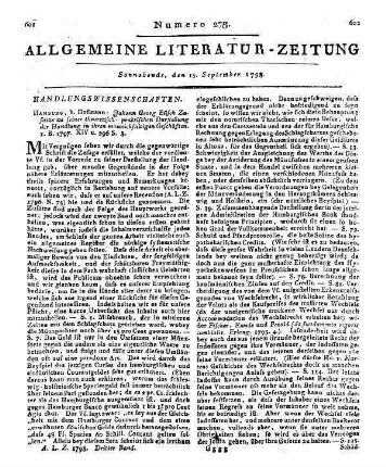 Büsch, J. G.: Zusätze zu einer theoretisch-praktischen Darstellung der Handlung in ihren mannigfaltigen Geschäften. Bd. 1. Hamburg: Hoffmann 1797