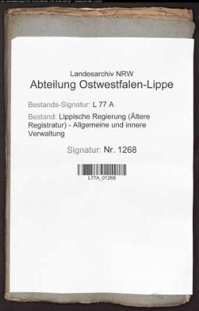 Beschwerden über den Impost (Akzise) auf ausgeführten Branntwein aus Lippstadt