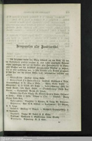 Bezugsquellen aller Handelsartikel