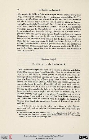 Siebentes Kapitel: Das Szepter als Kunstwerk