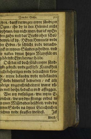 [De Söste Andacht.]