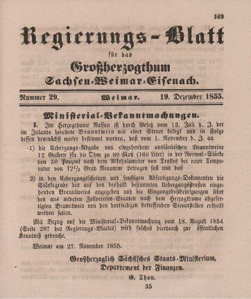 Nr. 29 : 19. Dezember 1855