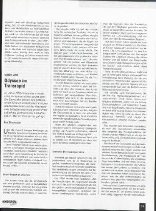 Vision 2050: Odyssee im Transrapid