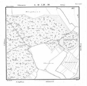 Kartenblatt SO LIII 52 Stand 1824 ca.