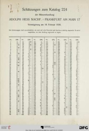 Schätzungen