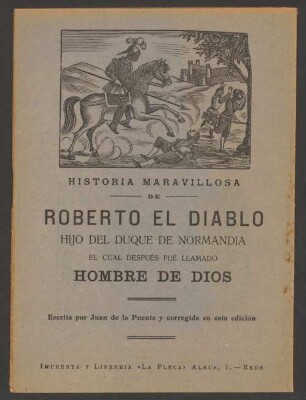 Historia maravillosa de Roberto el Diablo