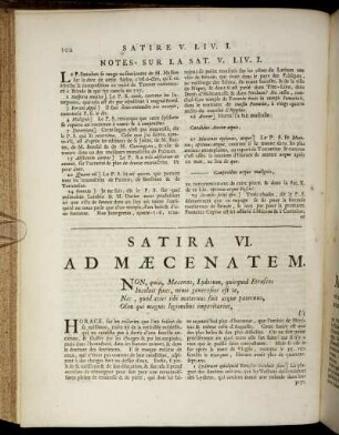 Satira VI. Ad Mæcenatem. / Satire VI. A Mecenas. - Satira X.