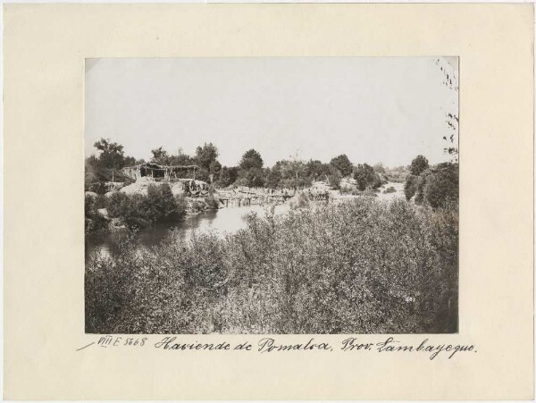 Canal vers l'Hacienda de Pomalca