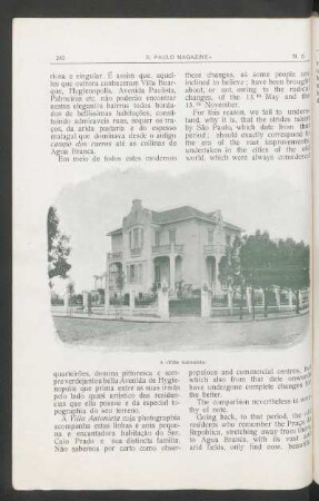 [Fotogravura da] A "Villa Antonieta"