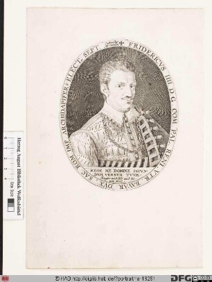 Bildnis Friedrich IV. der Aufrichtige, Kurfürst von der Pfalz (reg. 1583-1610)