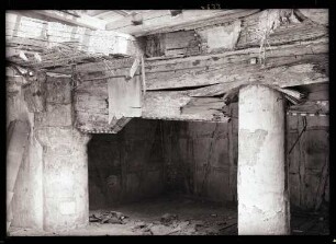 Altes Schloß; Einsturz des Unterzugs