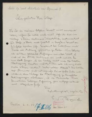 Brief an Max Marschalk : 06.02.1906