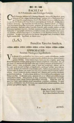 b2r-b2v, Facultas - Approbatio
