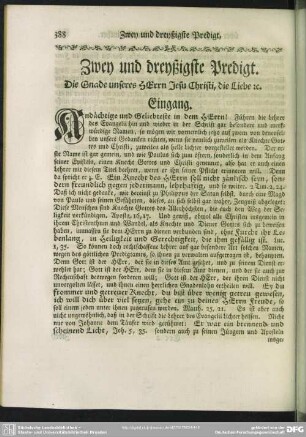 Zwey und dreißigste Predigt