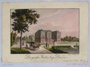 Das Palais im Großen Garten in Dresden von Osten