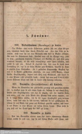 X. Schwämme