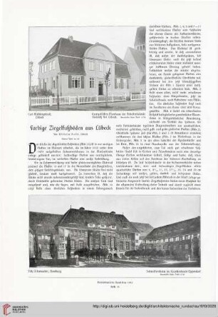 29: Farbige Ziegelfußböden aus Lübeck