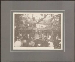 Badenweiler, Feierlichkeiten am Standbild Großherzog Friedrichs I.