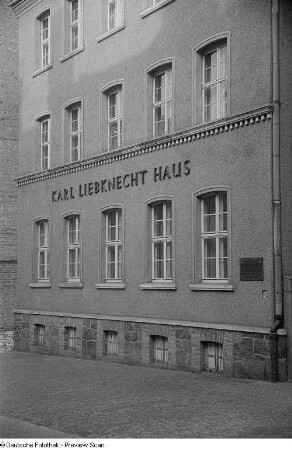 Karl-Liebknecht-Haus in der Braustraße 15
