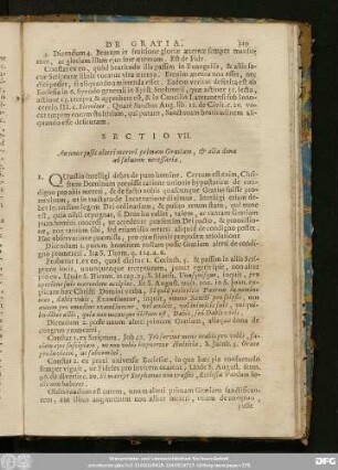 Sectio VII. An unus possit alteri mereri primam Gratiam, & alia donae ad salutem necessaria.