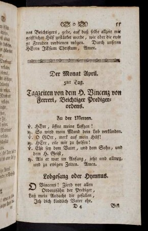 55-113, Der Monat April