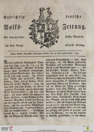 Erster Band. Zwei und Dreißigstes Stück