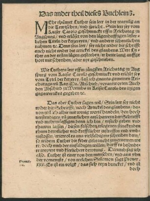Das ander theil dieses Buchleins.