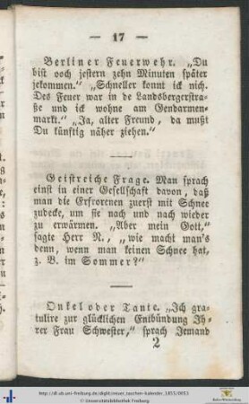 Onkel oder Tante.