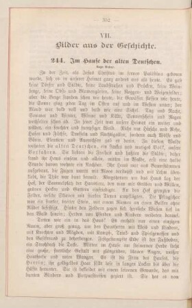 VII. Bilder aus der Geschichte