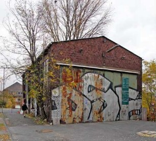 Zwei Ehemalige Lokschuppen; Darmstadt, Mainzer Straße 106