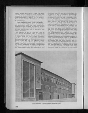 Frontansicht der Rindermarkthalle am Neuen Kamp