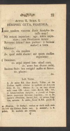 Actus II. Scen. I. - Scen IV.