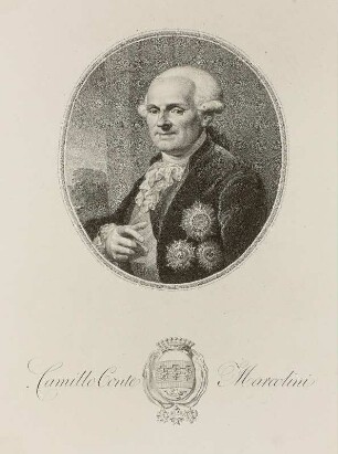 Bildnis des sächsischen Ministers und Direktors der Kunstanstalten Graf Camillo Marcolini