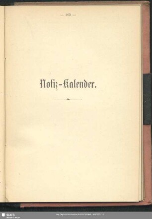Notiz-Kalender