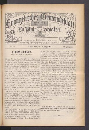 N°. 33. 11. August 1915
