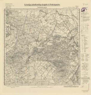 2466 (alte Nr.: 1070) Barkenbrügge, Meßtischblatt (4cm - Karte)