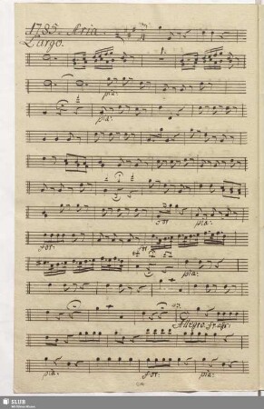 1785. Aria: Mirate il mio sembiante / Fabrizi, V.
