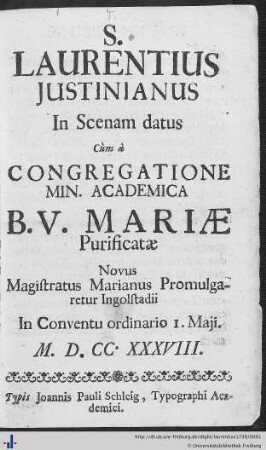 S. Laurentius Justinianus