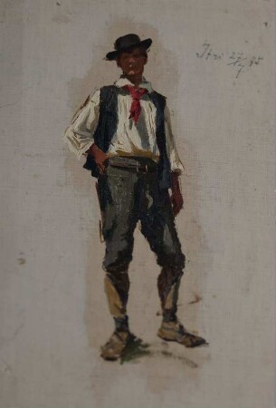 Junger Mann, stehend