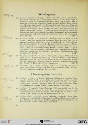 Orientteppiche, Textilien (Nr. 222-240)